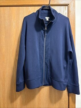 L.L. Bean Men's Navy Full-Zip Lightweight Jacket